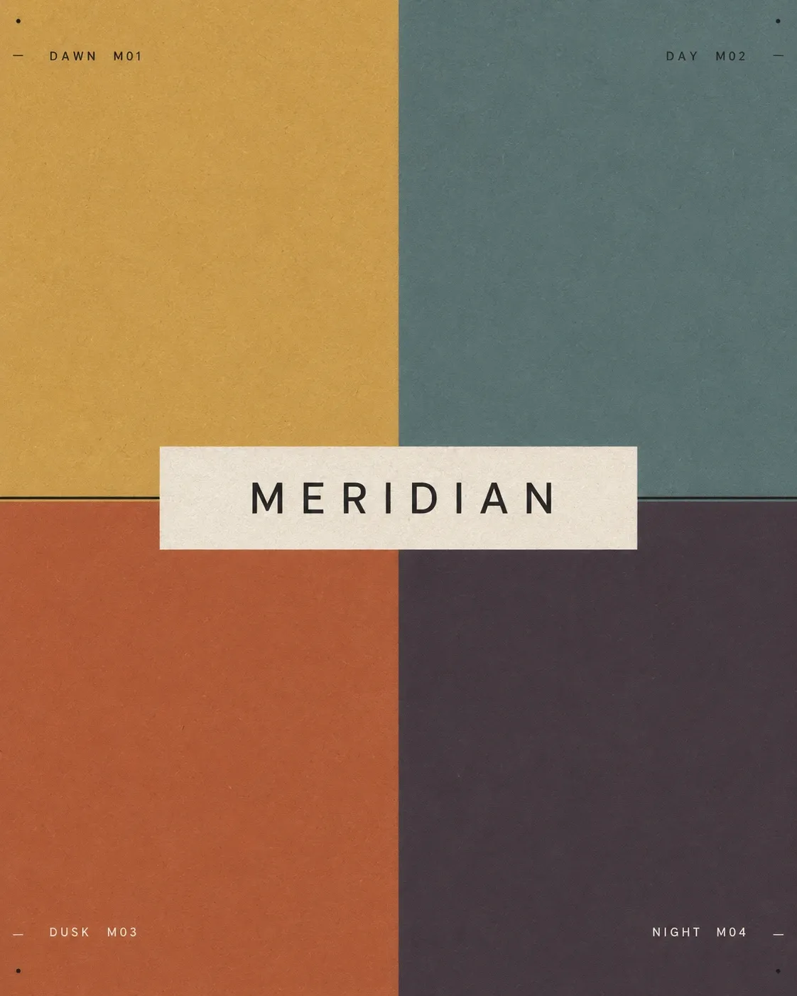 Meridian daily-care packaging range in moody studio light